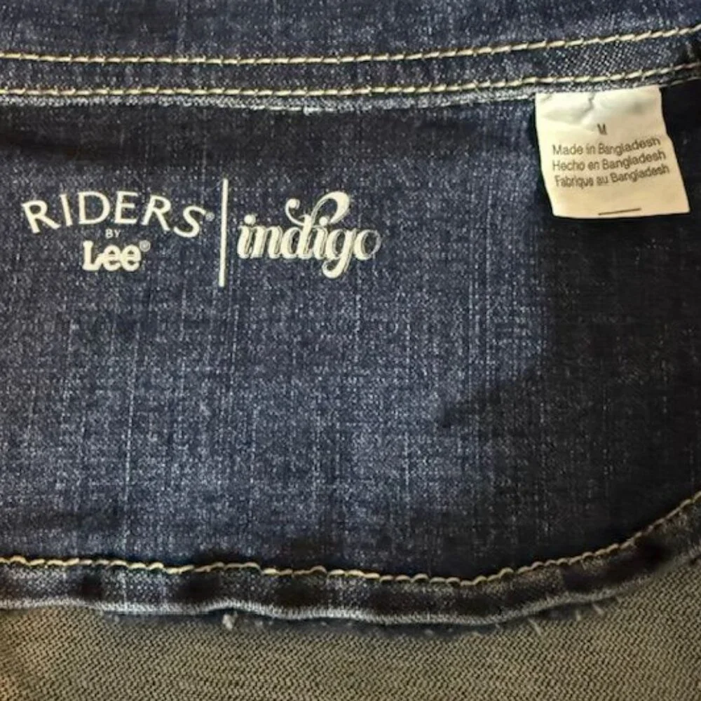Riders by Lee Indigo Stretch Denim Jacket - Picture 12 of 14
